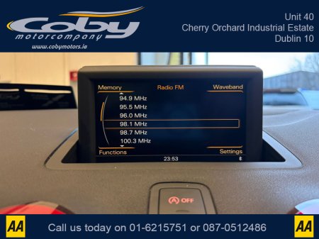 2014 Audi A1 1.0 5DR AUTO. Stunning Car, New NCT done before collection, 2 keys, Alloy Wheels, Reverse Camera, Parking Sensors, Air Conditioning, MFSW, Full Electrics and much more. €12,950 thumbnail