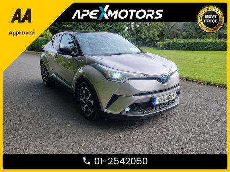 2017 Toyota C-HR FINANCE ARRANGED * TOP-SPEC DYNAMICS HEV AUTO * NEW NCT JUL-27 * 9-STAMPS SERVICE HISTORY * AA APPROVED * 101 SAFETY CHECKLIST * AUTOMATIC HYBRID * IMMACULATE * HEATED SEATS * COLOUR REVERSE CAMERA €17,449