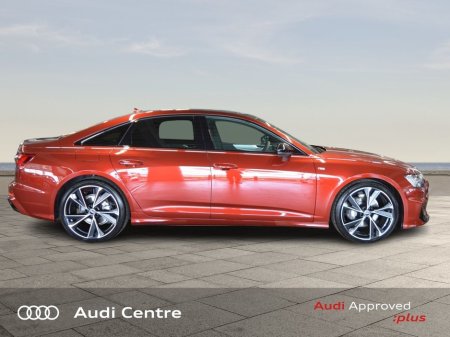 2025 Audi A6 40 TDI QUATTRO S-LINE Price new was € 93,189 GRENADINE RED Sunroof €84,999 thumbnail