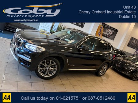 2018 BMW X3 2.0 XLINE 5DR AUTO, NCT 2028 Full Leather, Reverse Cam, Sat Nav, Heated Seats, Parking Sensors, Cruise Control, MFSW, Dual Climate Control, Bluetooth, Alloy Wheels, Full Electrics, and more. €30,950 thumbnail