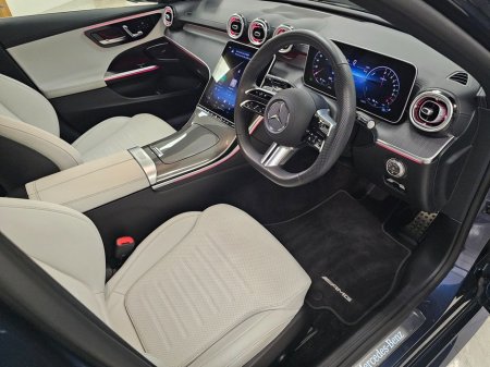 2025 Mercedes-Benz C Class BLUE WITH CREAM // PREMIUM C300E €62,950 thumbnail