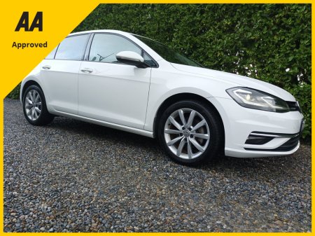 2018 Volkswagen Golf 1.2 TSI AUTOMATIC 7.5 FACELIFT ONLY 51,697kms CLIMATE CONTROL REVERSE CAMERA LED HEADLIGHTS FACTORY IMMOBILISER TOUCHSCREEN MULTIMEDIA SYSTEM CRUISE CONTROL STOP START TECHNOLOGY 2 YEARS NCT 1YR TAX €18,949 thumbnail