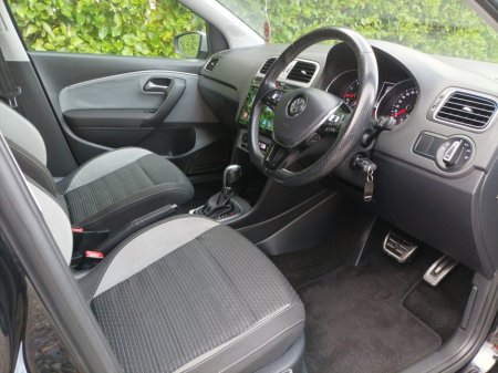 2016 Volkswagen Polo CROSS 1.2 TSI AUTOMATIC LOADED WITH EXTRAS ALLOY WHEELS FRONT FOGS FACTORY IMMOBILISER MULTI FUNCTION STEERING WHEEL APPLE CAR PLAY & ANDROID AUTO ETC. JUST FULLY SERVICED 4 NEW TYRES NCT & TAX €13,295