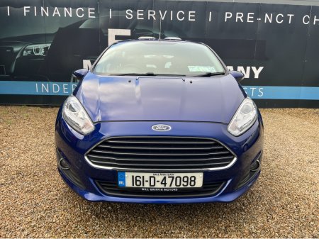 2016 Ford Fiesta 1.25 ZETEC, LOW KMS, NCT 09/2026, TAX 10/2026, CHEAP INSURANCE €9,495