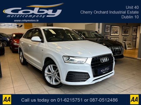 2015 Audi Q3 1.4 TFSI S Line Auto 150 S-TRONIC.  IRISH CAR. Immaculate Irish Car with 2 Keys, Service History, NCT, Alloy Wheels, Air Con, MFSW, Parking Sensors Front and Rear, Full Electrics and much more. €16,950 thumbnail