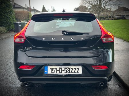 2015 Volvo V40 1.6 Petrol T4 SE Auto 5dr Hatchback | AA approved | Full Leather | Low km | 2 keys | Nov 26 NCT | Nov 26 tax | Sold serviced and valeted with warranty provided | Warranty provided. €11,950 thumbnail