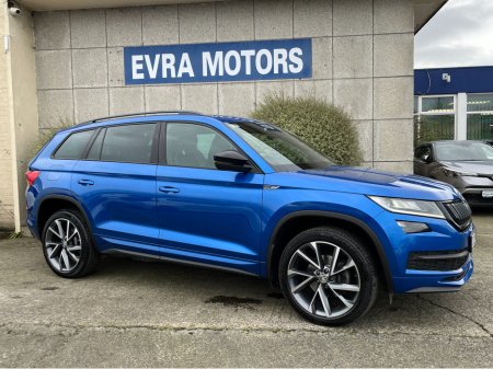 2020 Skoda Kodiaq SPORTLINE 7 SEATER AUTOMATIC 150BHP 2.0 DIESEL //PANORAMIC GLASS ROOF//HEATED SEATS AND STEERING WHEEL//REVERSE CAMERA// €33,950 thumbnail
