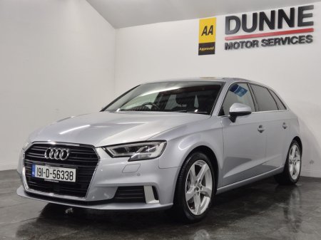 2019 Audi A3 SPORT LUXURY PACK**1.4 TFSI AUTO**FULL LEATHER**FULL ELECTRIC HEATED SEATS**FACELIFT SPORT MODEL**APPLE AND ANDROID CARPLAY**DIGITAL DASH**IRISH MAPS**KEYLESS ENTRY**WARRANTY AVAILABLE**FINANCE €21,949