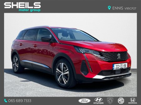 2022 Peugeot 5008 1.5 Diesel 130BHP Allure 7 Seater €37,950