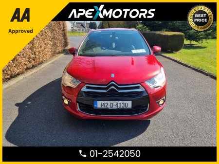 2014 Citroen C4 FINANCE ARRANGED * DS4 HDI 115 DSTYLE 5DR * AA APPROVED * 101 SAFETY CHECKLIST * IMMACULATE * COLOUR REVERSE CAMERA * TOP-SPEC 5DR HATCH * LOW LOW MILES * ADAPTIVE CRUISE * CRUISE CONTROL 01-2542050 €6,949