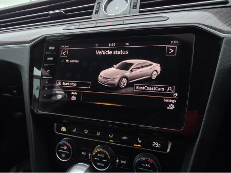 2019 Volkswagen Arteon 2.0 TSI 4 MOTION 280BHP VIRTUAL DASH FULL LEATHER HEATED ELECTRIC SEATS SAT NAV CARPLAY ANDROID AUTO BLIND SPORT PARKING SENSORS SELF PARKING ASSIST 360 CAMERA €30,950 thumbnail