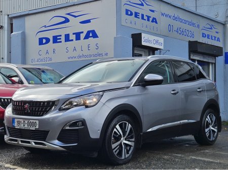 2019 Peugeot 3008 1.5 BLUEHDI ALLURE S/S AUTOMATIC NCT 10/27 TAX €190 PER YEAR FINANCE AVAILABLE FROM €90 PER WEEK 2 KEYS/ SAT NAV/ BLUETOOTH/ USB/ AUX/ MOTORISED TAILGATE/ ALLOYS/ HISTORYC CHECKED €19,950