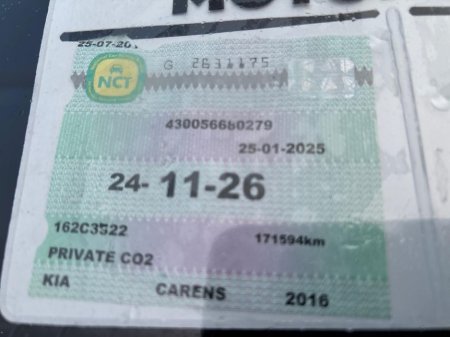 2016 Kia Carens Platinum PE 5DR, €12,900 thumbnail