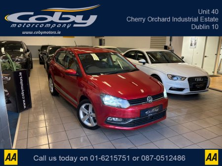2016 Volkswagen Polo HIGHLINE 1.0 TSI AUTO 5DR. New NCT done before collection. Alloy Wheels, Half Leather, Reverse Cam, Dual Climate, Parking Sensors, Cruise Control, Mirror Link, MFSW, Bluetooth, Full Electrics and more €11,950