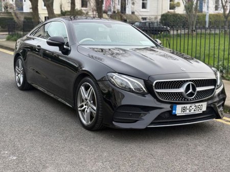 2018 Mercedes-Benz E Class E 220 d D AMG Sport 2DR Auto, new NCT, 139K KMS
