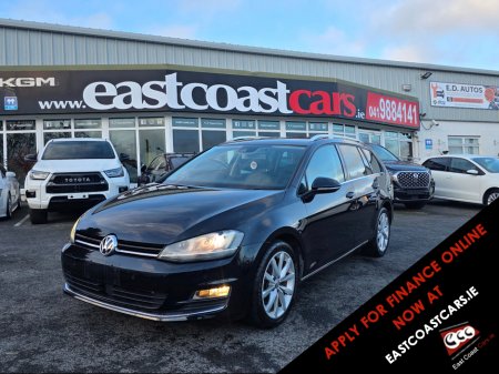 2015 Volkswagen Golf ESTATE ( 152 REG LEATHER FULL LEATHER SEATS 1.4 TSI AUTOMATIC ESTATE FULL LEATHER HEATED ELECTRIC SEATS  REV CAMERA ALLOYS LOW TAX BAND €13,950