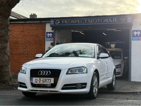 2012 Audi A3 1.4tfsi Automatic, Only 49kms, New Nct 12/2026, Apple Car Play, Android Auto, Reversing Camera, Bluetooth, Sat Nav, Cruise Control, Alloys, A/C, Service & Warranty Included, SIMI Dealer,