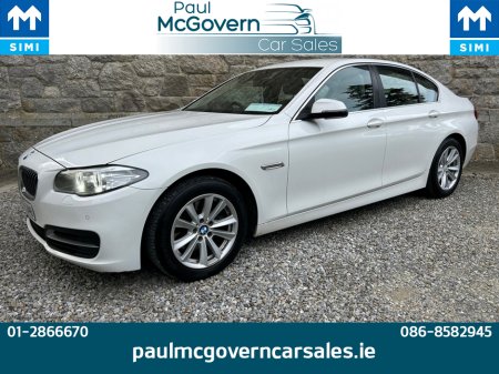 2016 BMW 5 Series D F10 SE 4DR AUTOMATIC**//**FULL CREAM LEATHER INTERIOR WITH HEATED FRONT SEATS**//**TRADE IN WELCOME**//**NCT TO  NOVEMBER 2026**//**WARRANTY**//**€190 ROAD TAX**//**