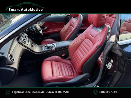 2017 Mercedes-Benz C Class C250d  AMG Premium Plus Convertible Automatic * AMG Styling  Pack with Red Fabric Roof * Bengal Red Leather Interior * Fully Serviced and Valeted * NCT to 02.2028 * 12 Month Premier Warranty * with €23,950 thumbnail
