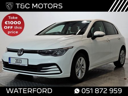 2023 Volkswagen Golf Life 2.0TDI - Rear Parking Sensors, A/C, Apple Carplay & Android Auto, Adaptive Cruise Control €23,995
