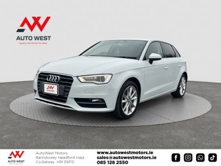 2016 Audi A3 2016 Audi A3 1.4 TFSI S-Tronic Automatic €14,950