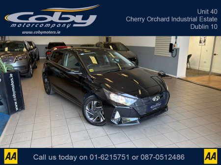 2022 Hyundai i20 Deluxe Plus 5DR Manual. Only 11km TAX & NCT,  2Keys, Reverse Camera, MFSW, Cruise Control, Mirror Link, Rear Parking Sensors, Alloy Wheels, Air Conditioning, Folding Rear Seats, and more.