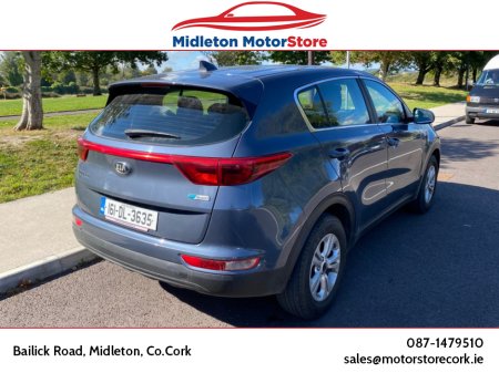 2016 Kia Sportage 1.7cdri 114BHP 5DR €11,900
