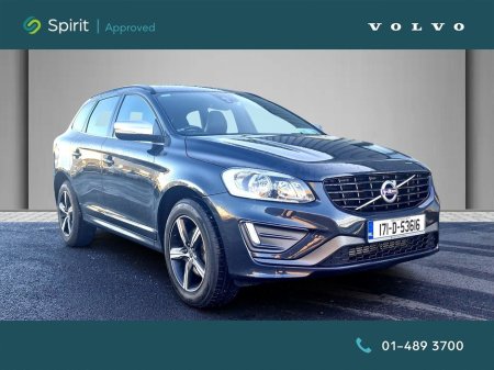 2017 Volvo XC60 D4 (190hp) FWD R-Design, Auto, Alcantara/Leather Sport Seats, Rear Parking Sensors, City Safe Braking, Cruise Control, Bluetooth Connectivity, Sat. Nav, Keyless Start €25,950 thumbnail