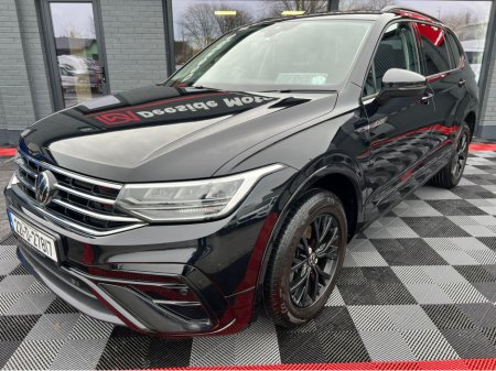 2022 Volkswagen Tiguan 7 SEAT, 2.0 TDI MANUAL 6SPEED FWD 150HP 5DR ,ELEGANCE MODEL , LED LIGHTS , 7 SEATS , CRUISE CONTROL , BLACK EDITION MOULDINGS , PARKING SENSORS , FROM €125 p/w & €8,950 Trade In / Deposit , WARRANTY, €34,950