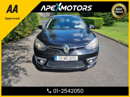 2017 Renault Fluence FINANCE ARRANGED * R-LINK 1.5 DCI * NEW NCT FEB-27 * LOW TAX FEB-25 * AA APPROVED  * 101 SAFETY CHECKLIST * IMMACULATE * TOP-SPEC 4DR SALOON * CRUISE CONTROL and SPEED LIMITER * 2-KEYS 01-2542050 €8,449