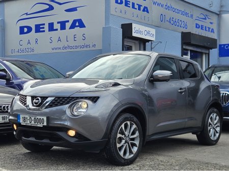 2018 Nissan Juke TEKNA 1.5 DCI 110BHP NCT 04/27 FINANCE AVAILABLE @ €54 PER WEEK SERVICE HISTORY/ TOUCH SCREEN MEDIA/ REVERSE CAMERA/ BLUETOOTH/ HISTORY CHECKED €11,950