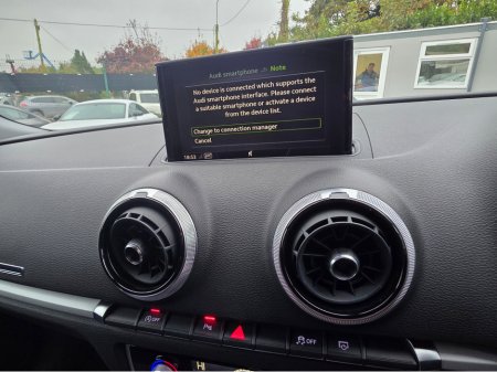 2018 Audi A3 ( 182 REG ) 1.4 TFSI FACE-LIFT- SMARTPHONE INTERFACE- SATNAV -  - NAVIGATION REVERSING CAMERA -BLIND SPOT - PARKING SENSORS €18,950 thumbnail