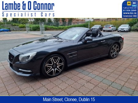 2014 Mercedes-Benz SL Class SL 350 3.5 AMG SPORT *** MAGNETITE BLACK METALIC / ANTHRACITE LEATHER *** AIRSCARF **** LOW MILEAGE **** €44,950