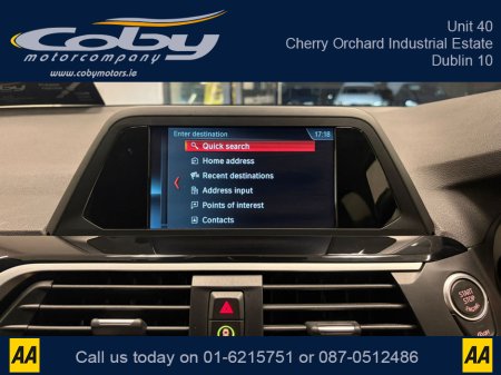 2018 BMW X3 2.0 XLINE 5DR AUTO, NCT 2028 Full Leather, Reverse Cam, Sat Nav, Heated Seats, Parking Sensors, Cruise Control, MFSW, Dual Climate Control, Bluetooth, Alloy Wheels, Full Electrics, and more. €30,950 thumbnail