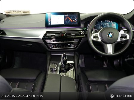 2024 BMW 5 Series GREAT SPEC 520D TOURING, ALPINE WHITE WITH BLACK LTHR: M-SPORT PRO PACK, 20” DIAMOND CUT ALLOYS, VISIBILITY PACK €57,945