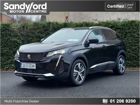 2022 Peugeot 3008 1.2 PureTech 130bhp Auto Allure €27,950