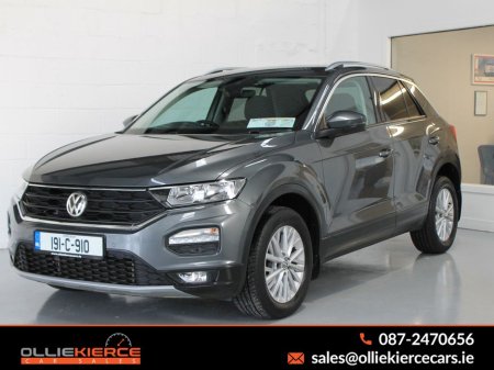 2019 Volkswagen T-Roc Design 1.6tdi M6f115hp 5DR €20,500 thumbnail