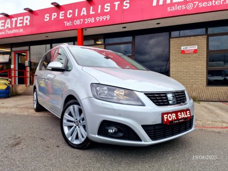 2021 SEAT Alhambra 2.0 DIESEL  150 BHP LEATHER, AUTOMATIC LOW MILEAGE €32,900