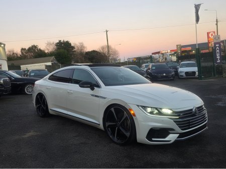 2018 Volkswagen Arteon 2.0 TSI R-LINE PANORAMIC SUNROOF 4MOTION 280BHP VIRTUALDASH FULL LEATHER HEATED ELECTRIC SEATS SAT NAV CARPLAY ANDROID AUTO BLIND SPORT PARKING SENSORS SELF PARKING ASSIST 360 CAMERA €28,950 thumbnail