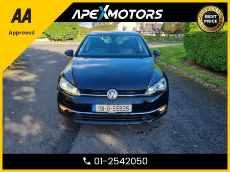 2019 Volkswagen Golf FINANCE ARRANGED * 1.4 HIGHLINE TECH EDITION * EVERY EXTRA * ONLY COVERED 42,000KMS * BLACK * AUTOMATIC * AA APPROVED  * 101 SAFETY CHECKLIST * 12-MONTH ROADSIDE ASSIST  * IMMACULATE * TOP-SPEC €19,949