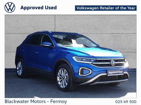 2022 Volkswagen T-Roc 1.0TSI 110BHP STYLE PLUS €31,950