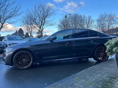 2019 BMW 5 Series M-Sport Performance Pack - Stunning Bronze Alloy Upgrade - Trade-in Welcome & finance arranged - Nct & Tax - Assured Dealer Warranty - €26,950 thumbnail