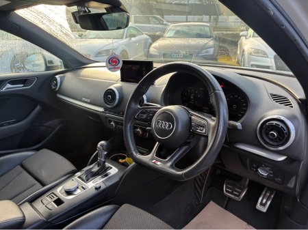 2018 Audi A3 ( 182 REG SALOON 1.4 S LINE EDITION PACK VIRTUAL COCKPIT - NAVIGATION -CARPLAY ANDROID AUTO LEATHER PACK - REVERSING CAMERA / PARKING SENSORS - DRIVE MODE €22,950 thumbnail
