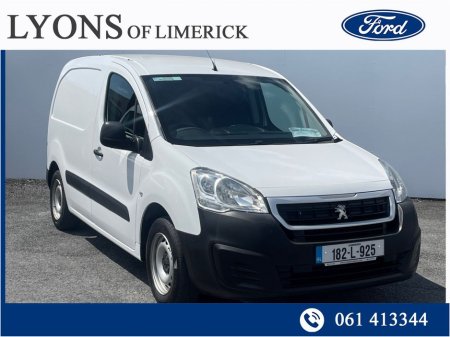 2018 Peugeot Partner PARTNER ACTIVE 1.6 BLUE HDI 75-Price Quoted does NOT include VAT €7,317