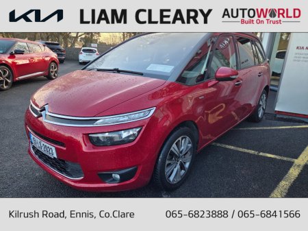 2015 Citroen Grand C4 Picasso GRAND 1.6 BLUE HDI 1 120 EXCLUSIVE + 120BHP 5DR €9,250 thumbnail