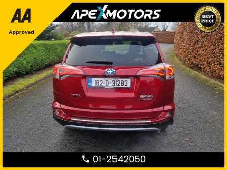 2018 Toyota Rav4 FINANCE ARRANGED * TOP-SPEC DESIGN HEV CVT VVT-I * NEW NCT DEC-27 * IMMACULATE * STAMPED SERVICE HISTORY * AA APPROVED * 101 SAFETY CHECKLIST * AUTOMATIC (DSG) * HEATED SEATS * COLOUR REVERSE CAMERA €19,949 thumbnail