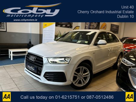 2015 Audi Q3 1.4 TFSI S Line Auto 150 S-TRONIC.  IRISH CAR. Immaculate Irish Car with 2 Keys, Service History, NCT, Alloy Wheels, Air Con, MFSW, Parking Sensors Front and Rear, Full Electrics and much more. €16,950 thumbnail