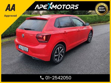 2019 Volkswagen Polo FINANCE ARRANGED * 1.0 BEATS EVO 80PS 5DR * TOP SPEC 5DR * NEW NCT JAN-28 * IMMACULATE * STAMPED SERVICE HISTORY * AA APPROVED * 101 SAFETY CHECKLIST * COLOUR REVERSE CAMERA * TOP-SPEC 5DR HATCH * LOW €14,949 thumbnail