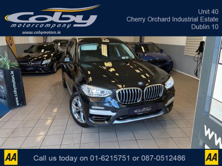 2018 BMW X3 2.0 XLINE 5DR AUTO, NCT 2028 Full Leather, Reverse Cam, Sat Nav, Heated Seats, Parking Sensors, Cruise Control, MFSW, Dual Climate Control, Bluetooth, Alloy Wheels, Full Electrics, and more. €30,950 thumbnail