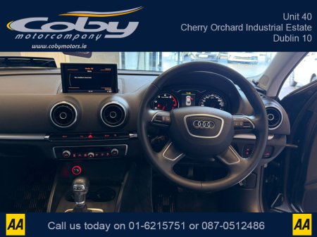 2014 Audi A3 Saloon 1.4 Auto 4dr Saloon. Stunning Car with, 2 Keys, New NCT. Alloy Wheels, Digital Dash, Dual Climate, Cruise, MFSW, Reverse Camera, Sat Nav, Bluetooth, Paddle Shift & more. €12,950 thumbnail